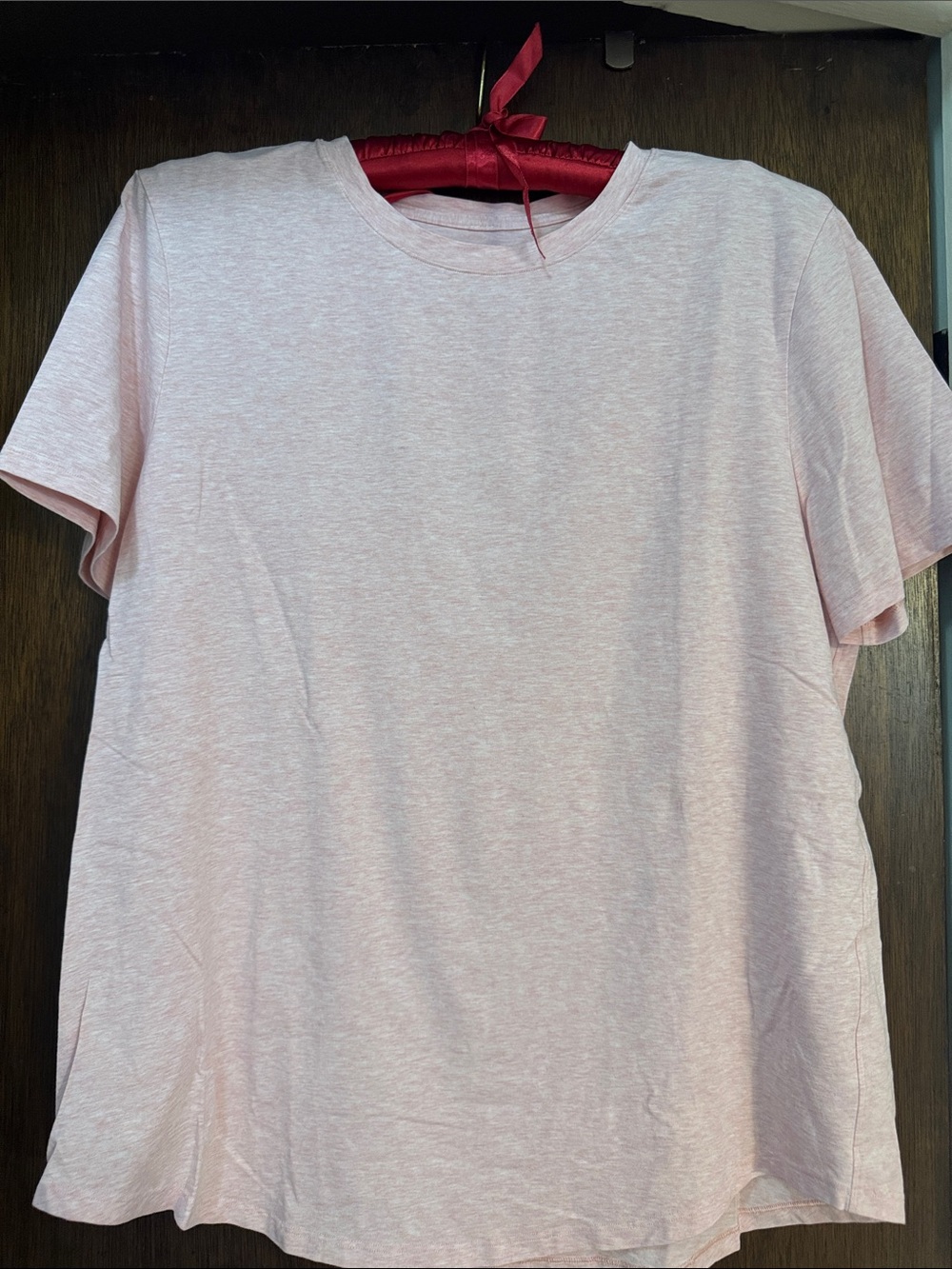 Lululemon Light Pink Short Sleeve Tee